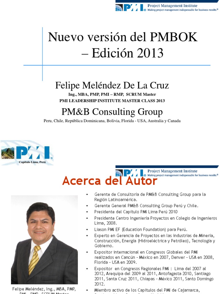 PMBok 5ta Edición 2013 | PDF | Planificación | Recursos humanos