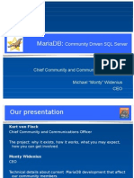 Mariadb:: Community Driven SQL Server