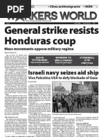 General Strike Resists Honduras Coup: Israeli Navy Seizes Aid Ship