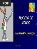 Cinetica de Monod en Alimentos