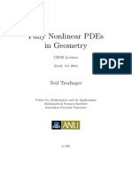 Fully Nonlinear Pdes in Geometry
