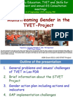 Lao PDR: Strengthening TVET Project