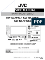 JVC Kw-nx7000 Series Navigation DVD Receiver SM