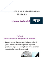 Perencanaan dan Pengendalian Produksi untuk Sistem Manufaktur