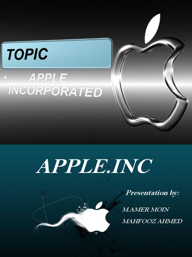 corporate presentation apple