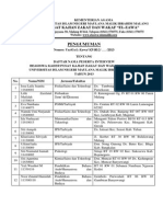 Pengumuman Seleksi Berkas Beasiswa