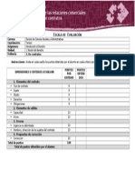 Escala de Evaluacion. de Contratos