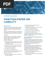 Position Paper on Liability for Breach of Contract