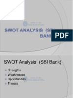 SWOT Analysis SBI Bank