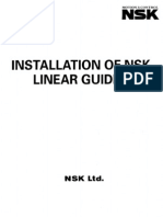 E9008 Installation Linear Guides Machine Tool