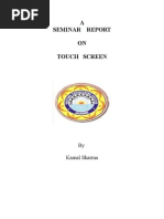 Download Touch Screen by kamal SN17051638 doc pdf