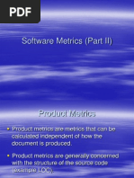 18 Software Metrics (Part II)