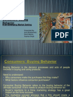 Consumers' Buying Behavior - Amit, Supriya, Rohit