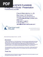 Download Wills Estates Presentation 20090611 by Camberwell House SN17051979 doc pdf