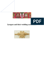 Iyengars and Their Wedding Ceremonies