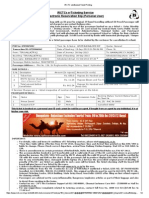 Irctcs E-Ticketing Service Electronic Reservation Slip (Personal User)