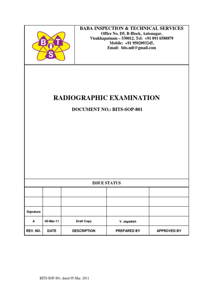RT | PDF | Radiography | Welding