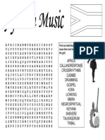 African Music Word Search
