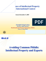 The Relevance of Intellectual Property in The International Context