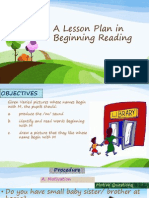 A Lesson Plan in Beginning Reading-Presentation