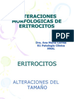 Alteraciones Morfologicas de Eritrocitos