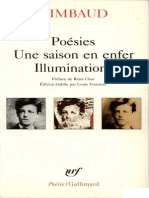 Rimbaud Poesie Une Saison en Enfer Illuminations PDF