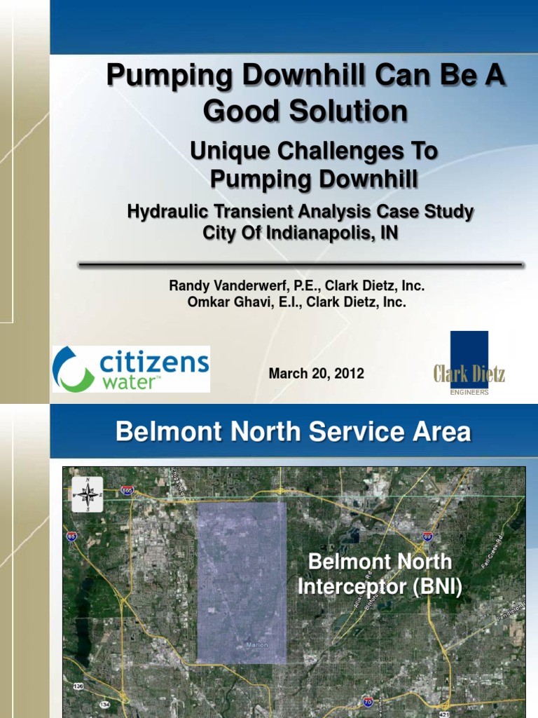 Hydraulic Transient Analysis Case Study PDF Hydraulic Engineering