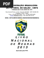 Livro Nacional de Regras 2013