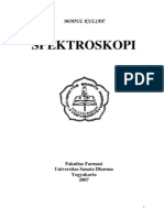 Modul Kuliah Fakultas Farmasi Universitas Sanata Dharma Yogyakarta Spektroskopi Uv Vis Spektro Fluorometri Nmr Ms Dan Elusidasi Struktur