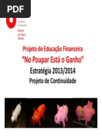 estratégia 2013_2014 projeto continuidade
