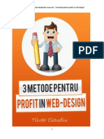 3 metode pentru profit in web-design