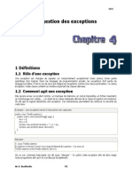 Cours GestionDesExceptions PDF