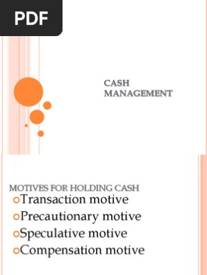 Cash Management