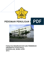 Download Buku Pedoman Skripsi FKIP Unsyiah 2011 by Qusthalani SN170572491 doc pdf