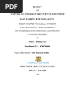 Download A Study on Ipo Issue Documents and Their Past Listing Performance by Amit SN17057439 doc pdf