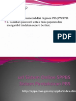 Sistem Online SPPBS