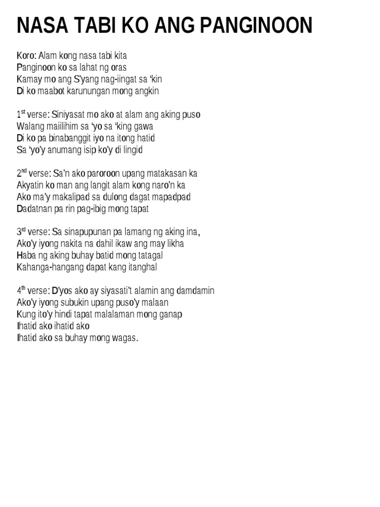 Nasa Tabi Ko Ang Panginoon2 PDF