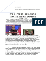 It'S A Paper, It'S A Rag No-Its Indian Express