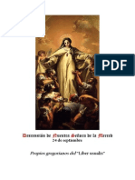 Descensión de Nuestra Señora de La Merced. Propios Gregorianos