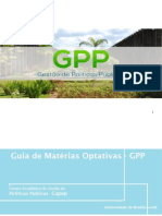 Guia de Optativas do Curso de Gestão de Políticas Públicas