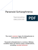 paranoid skizophrenia