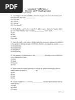 Test B TOEFL Test