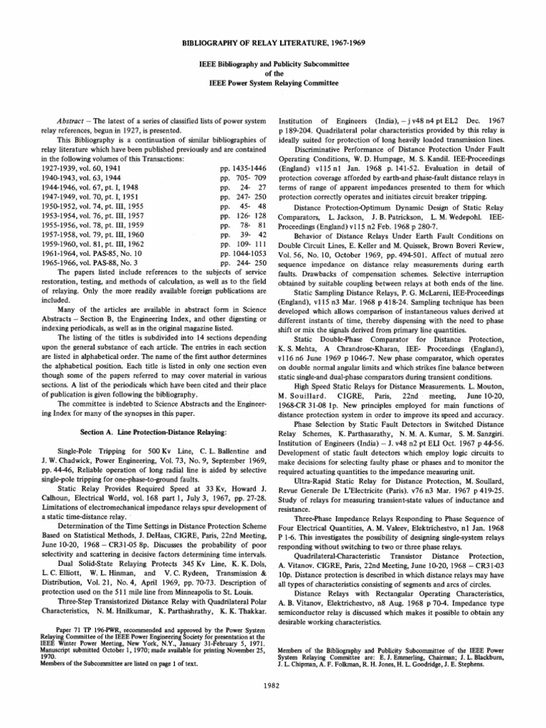 (1971) Bibiliography of Relay Literature, 19671969 PDF Relay