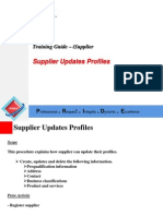 Supplier Updates Profiles