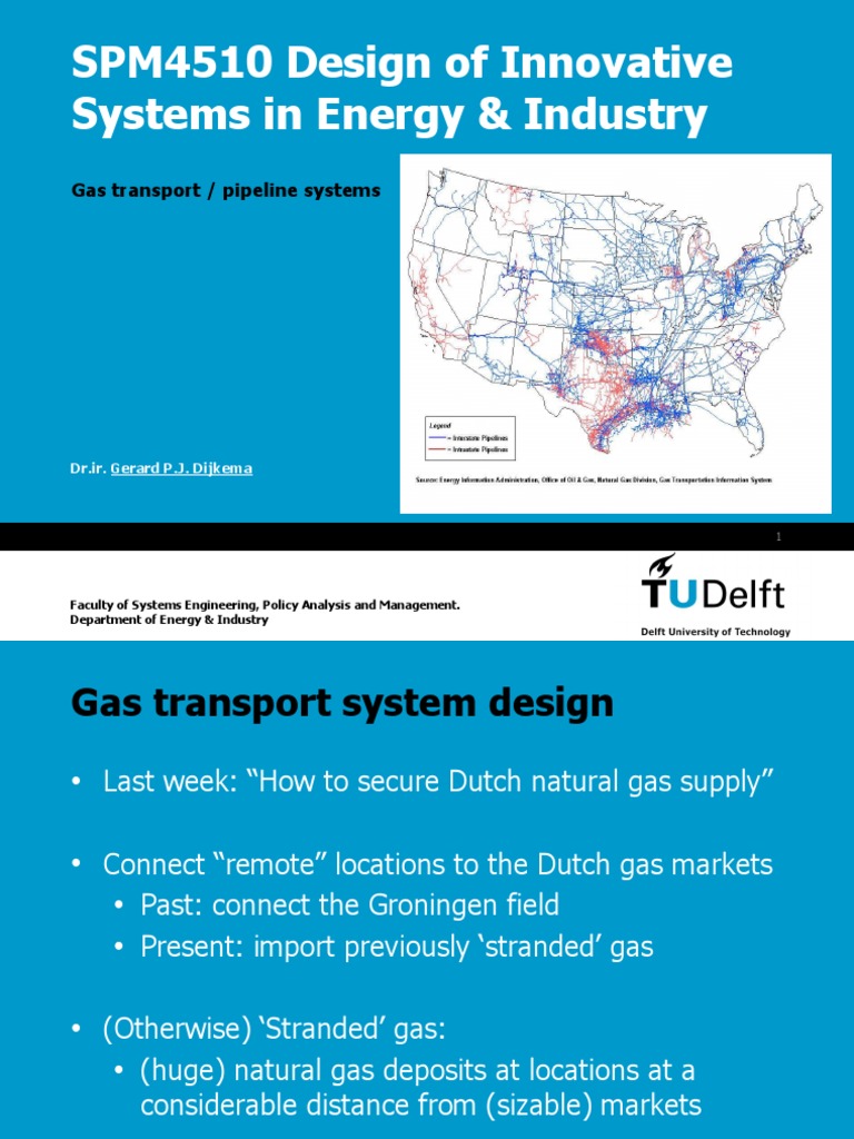 Gas Pipeline Transport System Design | PDF | Gas Compressor | Natural Gas