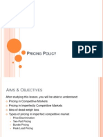  Pricing Policy of Firms