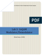 Lab 3: 16QAM Modulator/Demodulator: (Frant Oana, 1232E)