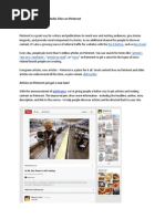 Download Tips for writers and media organizations on Pinterest by Pinteresr SN170630453 doc pdf