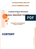 Unit2-Lesson 4-Human Resource Policy