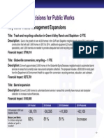 2014 Budget Decisions For Public Works: Key Solid Waste Management Expansions